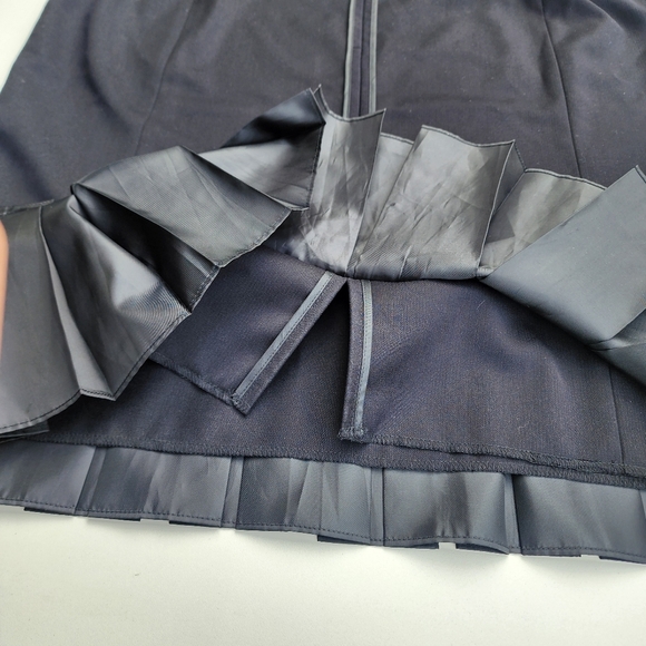 Simply Vera Wang Distinctive Black Womens Skirt Pleated Sarin Hem Size 12 - Picture 10 of 10